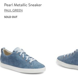 Paul Green sneaker - blue denim